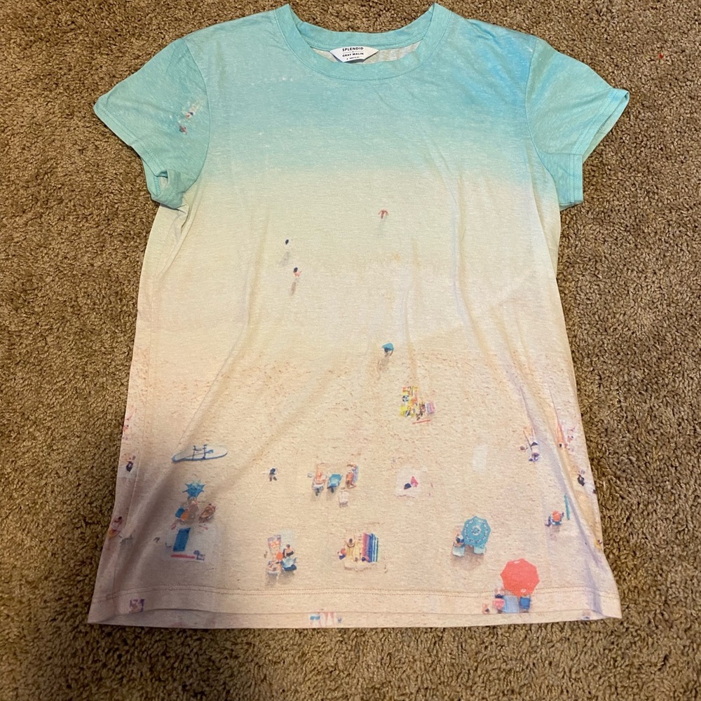 Splendid beach tee size small